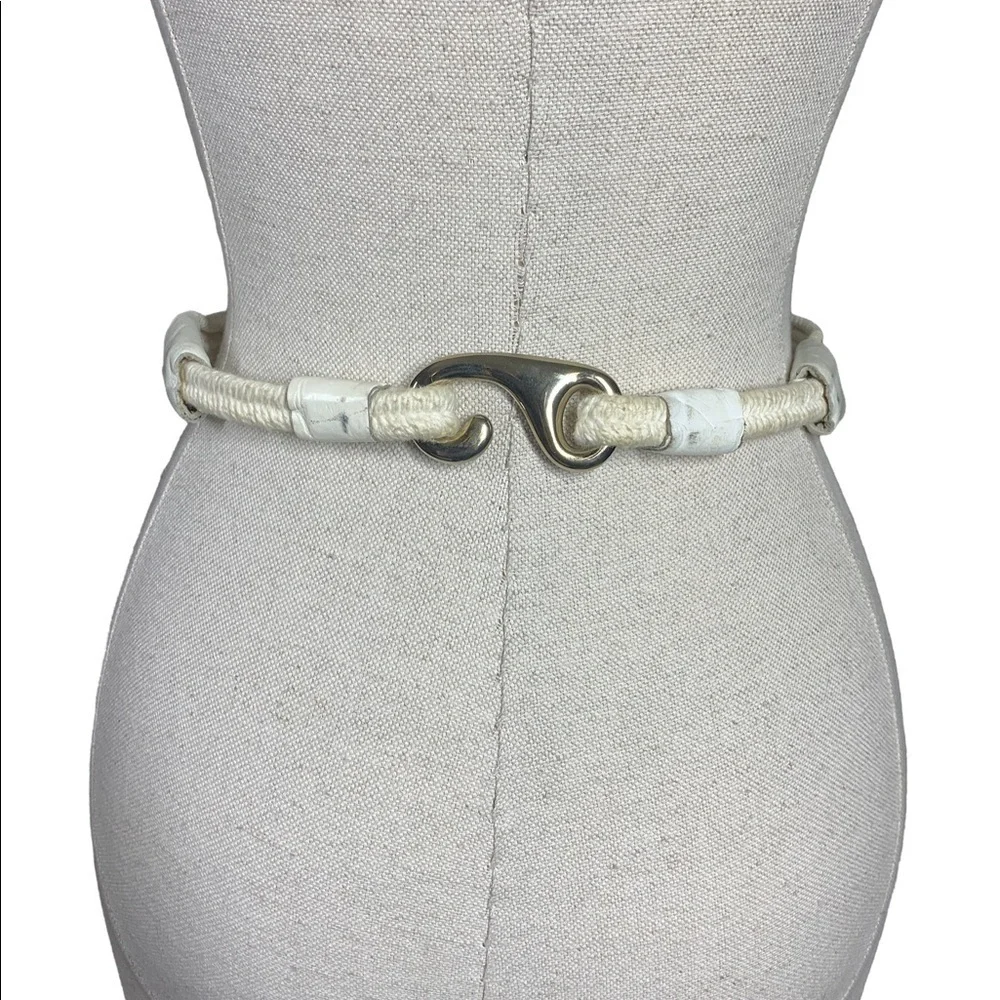 Vintage Leather Shop mixed materials belt
